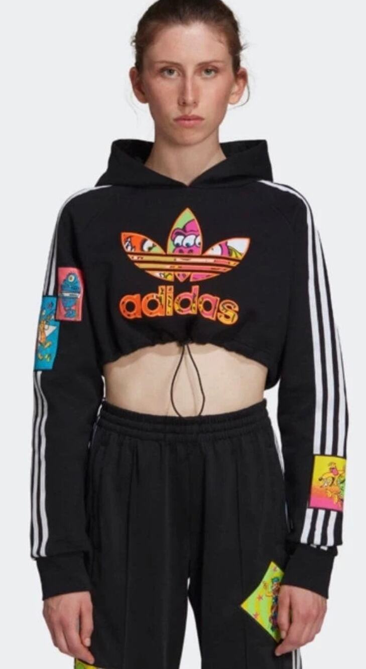 Adidas x Jeremy Scott Hoodie Women Size XS Rare Collaboration Model Limited